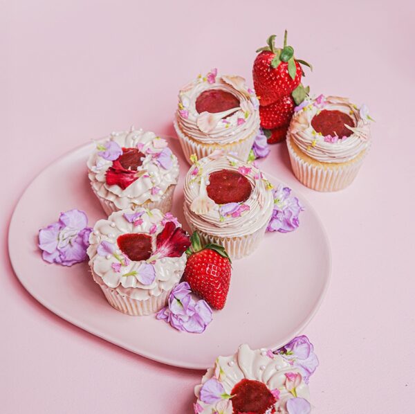 Strawberry Puddles | Cupcakes